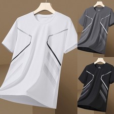 T-shirt homme en soie glacée