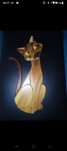 Sculpture décorative chat - , en