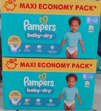 Pack de 188 couches Pampers baby dry taille 5