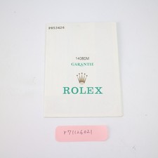 ROLEX 14060 Submariner Paper Genuine r71126021