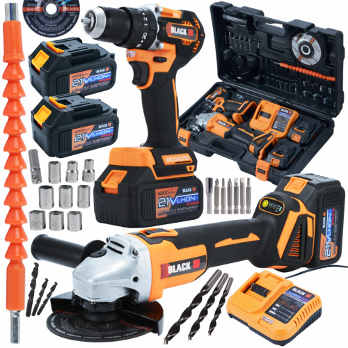 Black 21v set perceuse - 21v, à