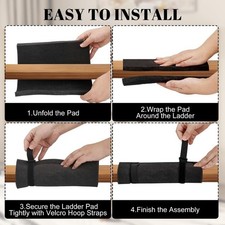 Lot de cinq coussinets d'échelle en mousse sûre pour lits superposés avec san