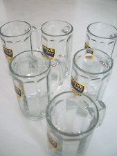 Lot de 6 verres / bocs à bière DRIVE BEER 20 cl en très bon état