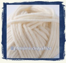 4 pelotes de laine FRIMAS ecru