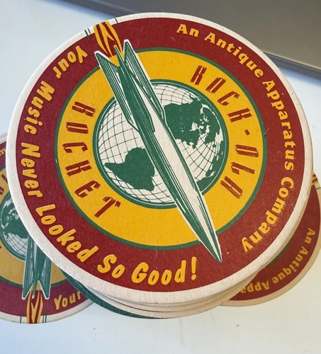 120 sous verres vintage rock - 120,