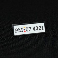 Playmobil everyday life license plate 4320 4321 4322 4321 4365