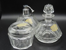 ensemble de service a parfum Val-Saint-Lambert 3 pièces réf/166