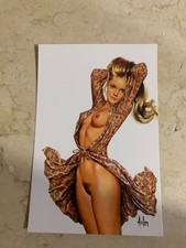CARTE POSTALE 15X10 ASLAN PIN UP LUI 