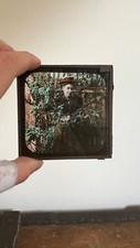 Plaque verre peint lanterne