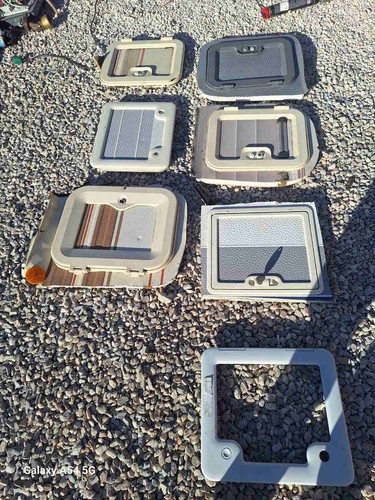 Caravan service hatch doors - caravan,