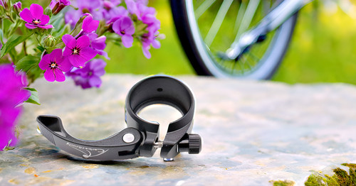 Collier selle aluminium - collier, en