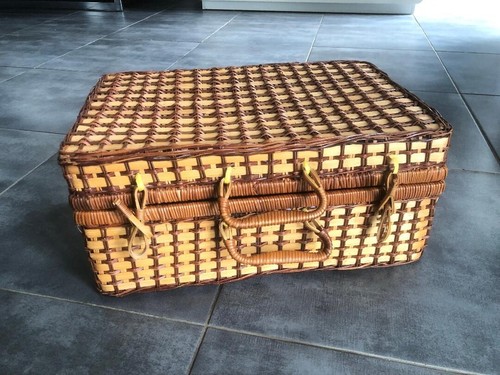 Panier pique nique osier - pique-nique, en