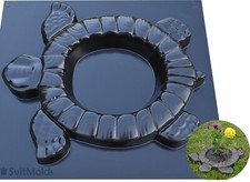 Moule Béton Tortue Fleur