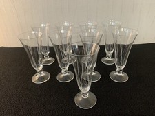 6 Orval Model Cut Daum Crystal Champagne Flutes (Price Per Piece)