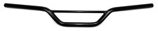 1 Pouce (25,4mm) Guidon Scrambler 10cm Noir compatible avec Harley-Davidson
