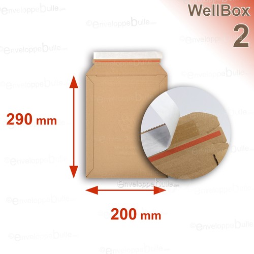100 enveloppes carton - enveloppes, rigide