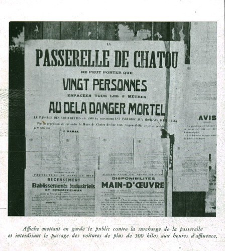 Document ancien passerelle - , de