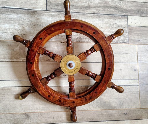 Roue bateau décorative en - roue,