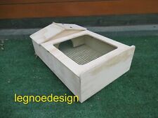 Caisse Pour Tortues De Terre Avec Terrarium Et Réseau 60x40x20H