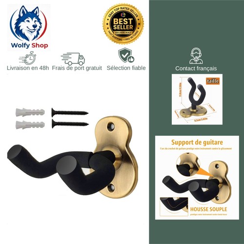 Support mural guitare - , en