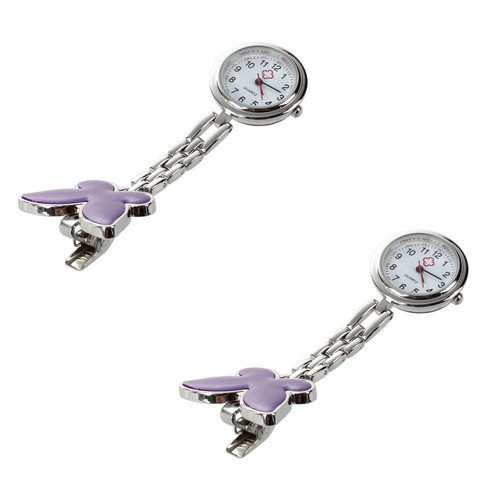 Montre infirmiere violet - infirmiere,