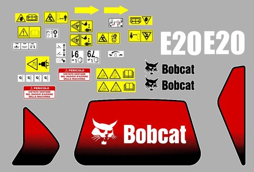 Bobcat autocollants kit - bobcat, 1