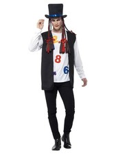 Smiffys 80s Pop Star Costume, Multi-Coloured (Size M)