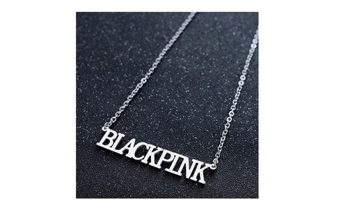 Collier blackpink acier - collier,