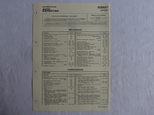 Fiche temps - fiche,