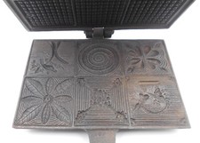 ANCIEN GAUFRIER MOULE HOSTIES A OUBLIES DE MARIAGE  DE MARQUE FONSAR