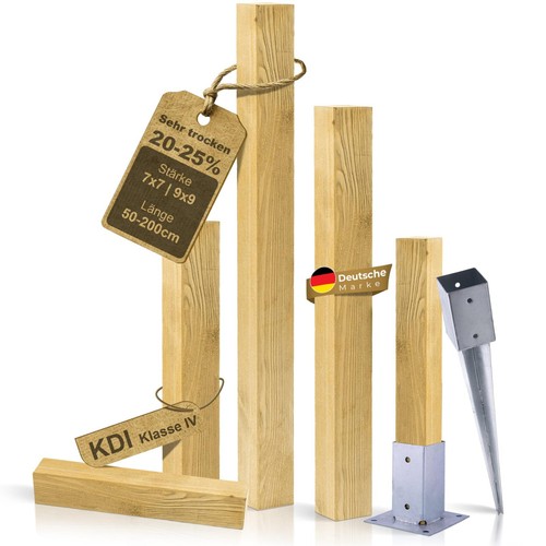 Poteaux bois imprégnés en - imprégnés,