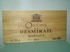 FACADE WINE CRATE ORIGIN OF DESMIRAIL MARGAUX 2013