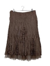 TAIFUN Jupe mi-longue Dames Jupe T EU 44 brun style décontracté