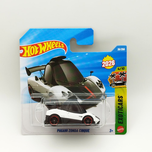Hot wheels pagani zonda - wheels, 1/64