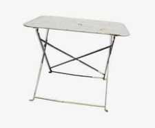 TABLE DE JARDIN PLIANTE EN FER
