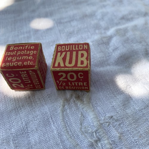 Lot boites bouillon kub - bouillon,