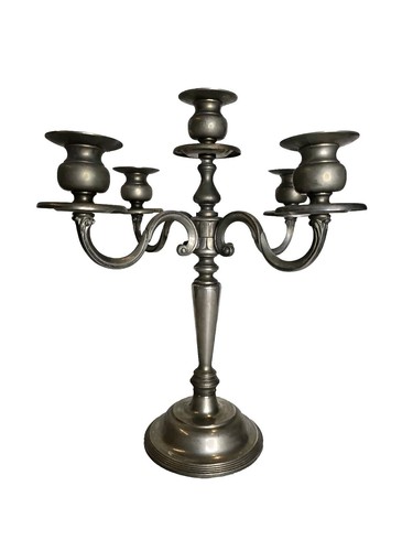 Chandelier métal argenté - chandelier,