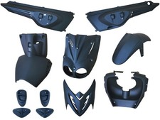 Kit 11 carénages noir mat MBK Stunt, Yamaha Slider (depuis 2004) - fairings matt