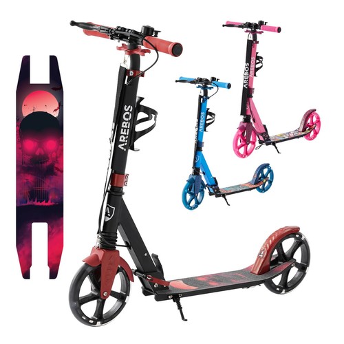 Arebos trottinette avec roues - arebos,