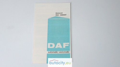 Daf liste des - daf, tarifs