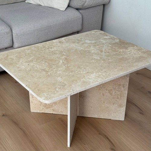 Table basse travertin - table,