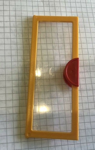 Playmobil porte vitree jaune - porte,