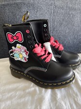 Doc Martens Sold Out 1460 Black Hello Kitty Boots, Brand New, Women Sz 6
