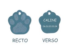 medaille gravee chien ou chat