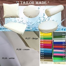 PL38-TAILOR MADE Cre-White Outdoor Waterproof Sun Umbrella Patio sofa seat cover