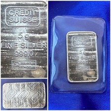 Lingot Argent Pur Bank Credit
