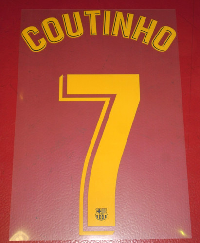 Flocage officiel coutinho 7 - officiel, n°7