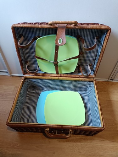 Ancienne valise pique nique - ancienne, en