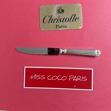 COUTEAU ENTREMETS ARIA 19,5CM CHRISTOFLE FRANCE  TRÈS BEL ÉTAT METAL ARGENTE;