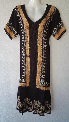 Robe plage indienne boho - plage,